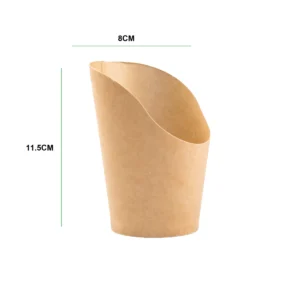 Brown Kraft Paper Cups for Potatoes (12) oz Packing: 1000 per carton